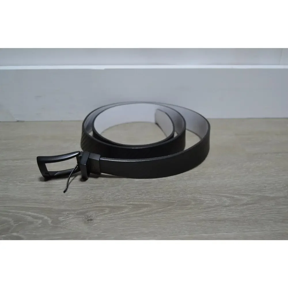 Nike Men's Carbon Fiber-Textured Black Golf Belt Size 42